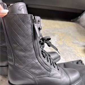 SOLD💔Chanel combat boots